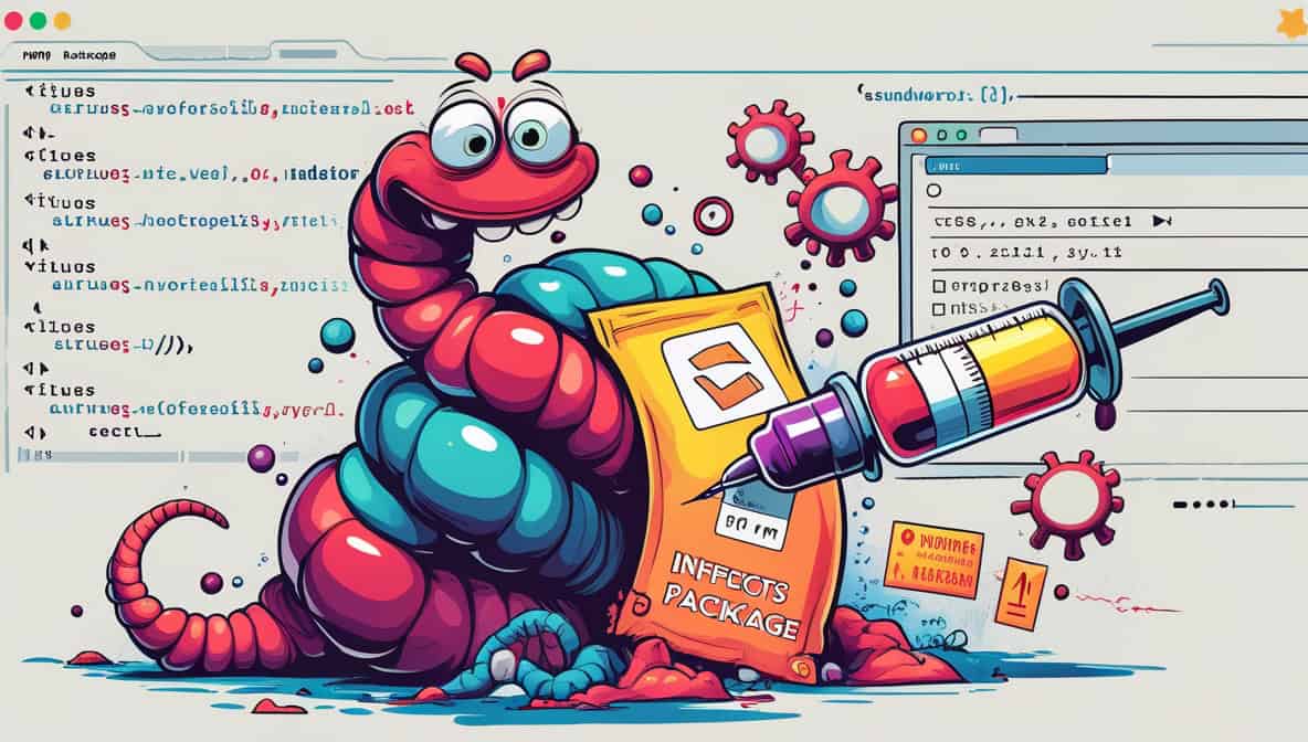 Der neue Wurm "Shai-Hulud" infiziert NPM-Pakete durch kompromittierte Entwickleraccounts und verbreitet sich selbstständig weiter.